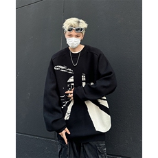 毛衣慵懒潮牌ins嘻哈时尚保暖宽松针织衫MY603-P50，男装针织衫/毛衣，星座308B-2