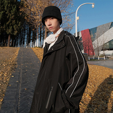 Y200春季男士中长款夹克外套青少年学生文艺港风男装开衫大码潮，男装夹克，星座115A(原星座507）