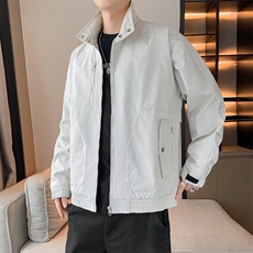 新款现货户外夹克男纯色立领外套DSA157B-J2506-P65，男装夹克，电商A157B
