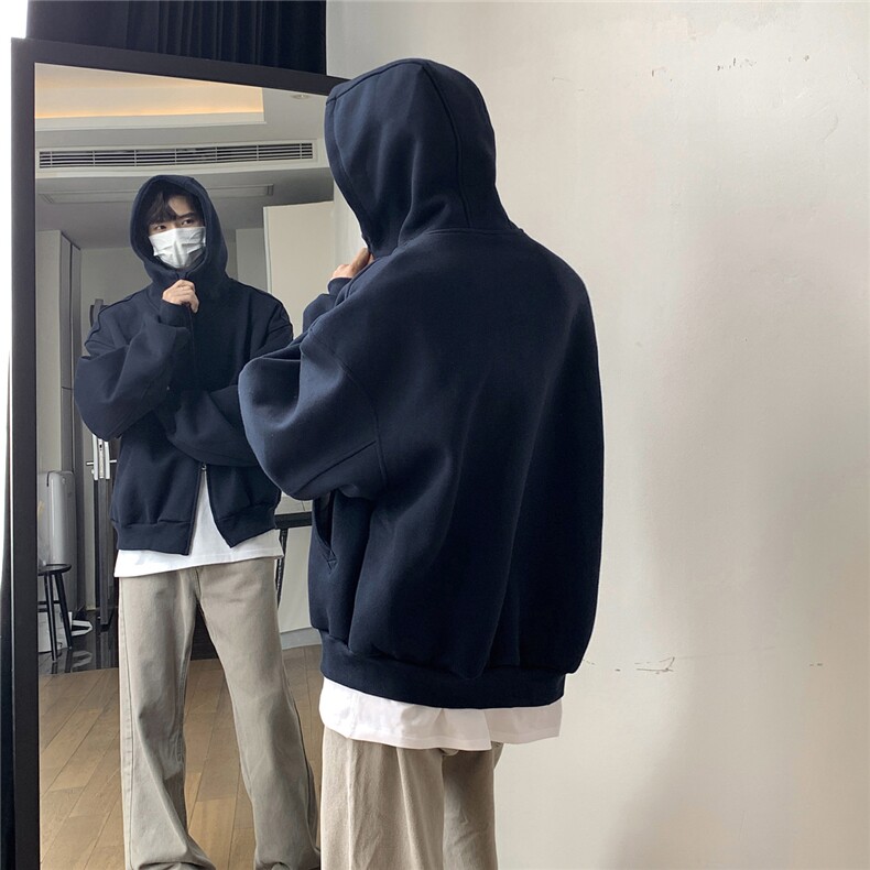 现货1加厚cleanfit美式休闲重磅480G短款开衫卫衣TTTB05-P98,男装卫衣,星座1315