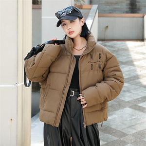 防风立领情侣帅气时尚连帽棉服2025冬季新款韩版ins面包服C525-80图片