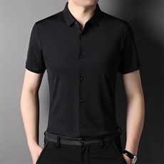 AG6552钱塘2020-3新款无痕时尚休闲短袖衬衫量大价优P50，男装衬衫，钱塘207-3