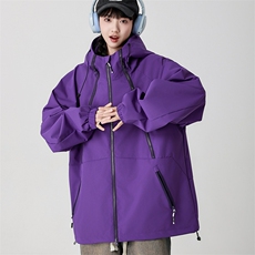 Cityboy情侣时尚连帽冲锋衣外套夹克团体班服，男装夹克，星座301D-5(原星座1415）