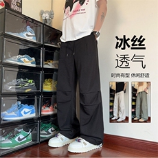 2025夏季新款美式户外褶皱宽松休闲伞兵裤B315-K511-特p36控68，男装休闲裤，电商B315