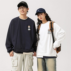 2026春季新款男装日系潮牌宽松纯色卫衣开衫休闲外套WY570-F83，女装短外套，电商A101（原外27）
