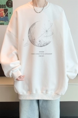 已注册华棉秋冬内景新款百搭圆领卫衣男潮宽松WY9381/P35加绒P45，男装卫衣，电商B316