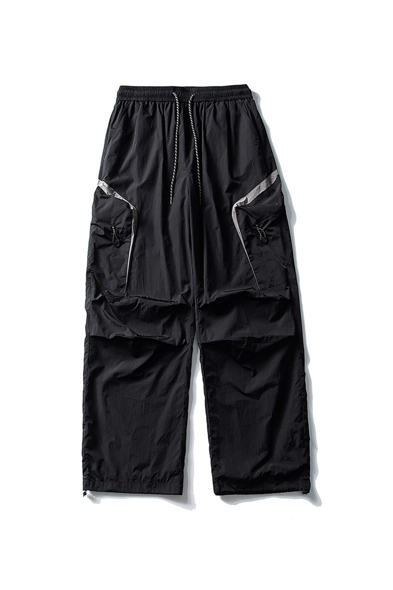 SJ-311B-1-YZ65098-P65控118潮牌户外工装冲锋裤宽松褶皱休闲长裤,男装工装外套,星座311B-1
