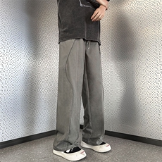 B266-C12-P6023春季新款宽松拖地休闲裤长裤，男装休闲裤，星座B257-1