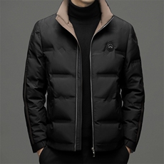 YR86033继续2025冬立领羽绒服现货3色都好卖数据上架就卖，男装羽绒服，钱塘207-1