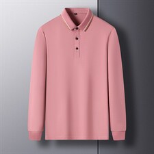 D66174钱塘2020-2中年男士春秋新款百搭简约长袖T恤主推款P57，男装T恤，钱塘207-2