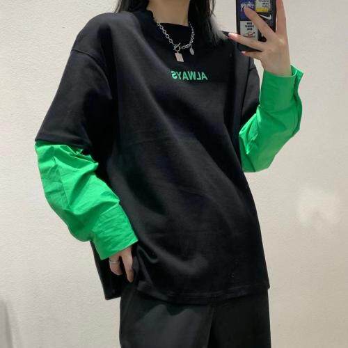 字母衬衫袖卫衣有点A的即视感，女装衬衫，Queena PHoebe