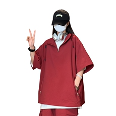 量大优供视频泡泡纱夏款连帽短袖t恤男CP73-特p35，男装T恤，电商B371