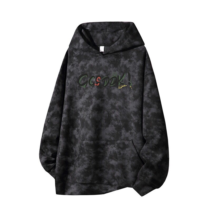 得物供货、重磅420克现货麂皮绒扎染卫衣HD019-1-WL25400ZR-P45,男装卫衣,电商019-1