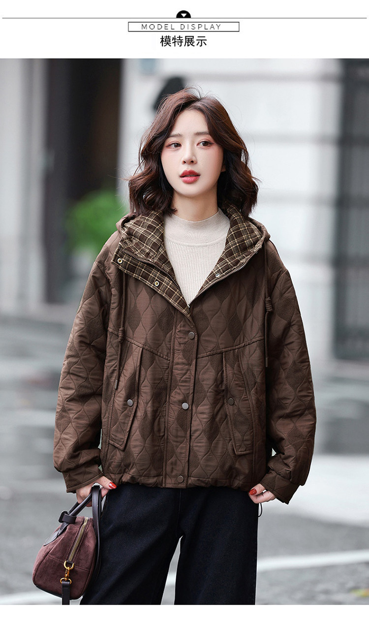 加绒加厚保暖棉衣2025冬季新款，女装棉衣/棉服，玛其路