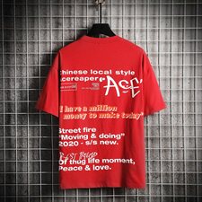 【】A003-HT1059-P30夏装新款字母时尚短袖T恤网格挂拍，男装T恤，电商A003