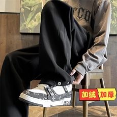K231-P45美式重磅加绒加厚拼接休闲长裤，男装休闲裤，星座1501-1