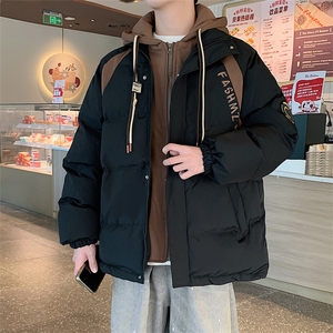 冬季宽松/假两件休闲外套潮加厚棉衣XZ102B-1M8007-P125图片