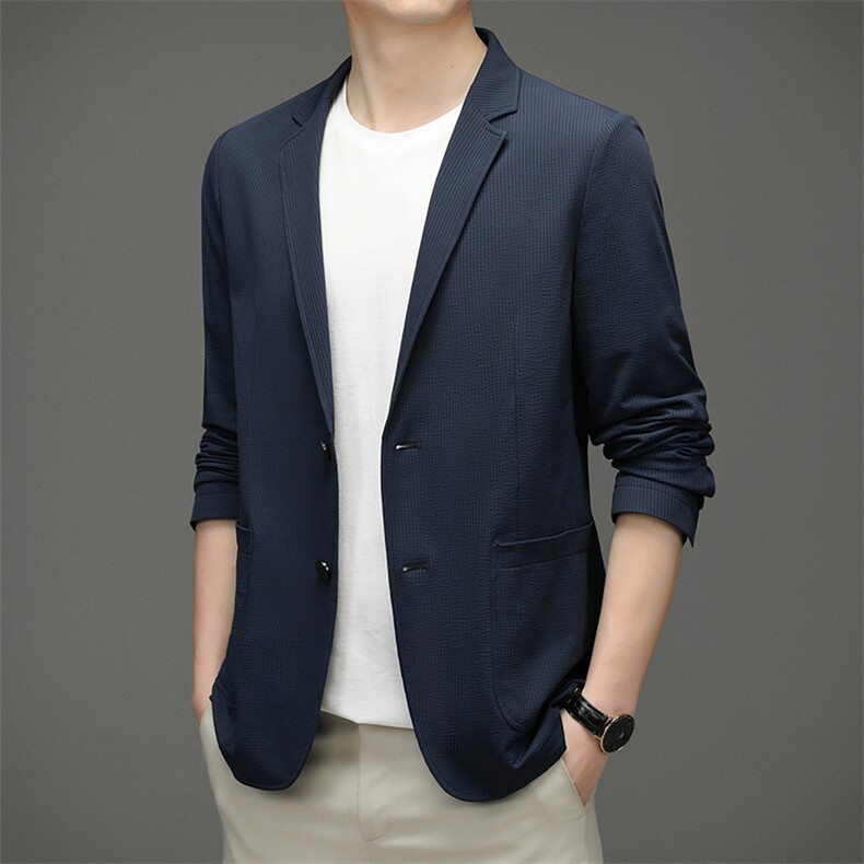 秋季新款西装男西服简约外套西服商务休闲小西装单西，男装西服，电商B360