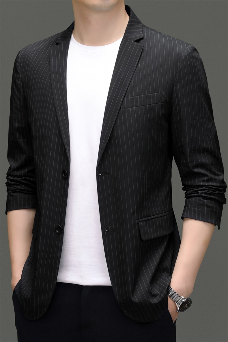 秋季新款西装男西服简约外套西服商务休闲小西装单西,男装西服,电商B360