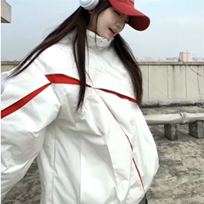 棉服美式高街高级感设计羽绒棉衣冬季帅气短款外套棉袄TT94，男装棉衣，星座1013-5