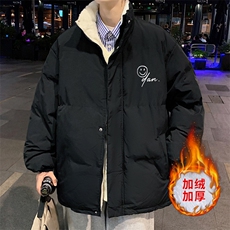 ！2023秋冬新款男士加绒加厚棉衣时尚立领棉服外套MY102特P78，男装棉衣，电商B220