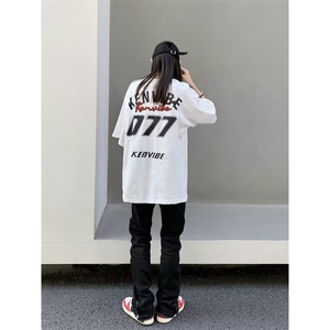 网络图现货！260G重磅T恤高级感美式复古小领口短袖RT143-P33图片