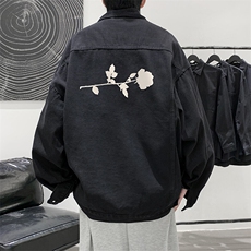 牛仔夹克男大码牛仔外套男茄克NJ77360-P60，男装夹克，电商A040