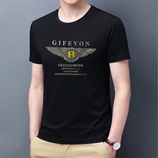 GDN719男士2023年夏季新款圆领T恤男短袖商务休闲体恤男P60，男装T恤，电商B360
