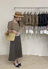 小香花边短袖，其它，唇蔻