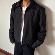 现货网图秋冬男装商务休闲拉链轻薄棉服夹克外套文艺HT231-P65，男装夹克，星座1109-4