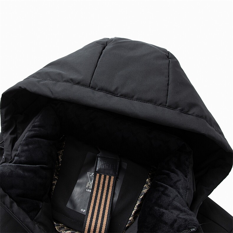 男士羽绒服短款2024新款连帽可拆卸鹅绒服商务休闲冬季外套,男装羽绒服,电商B212（原钱塘6029）