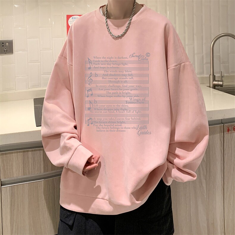 麂皮绒卫衣男大码重磅长袖t恤男JW81428-P35,男装T恤,电商A040