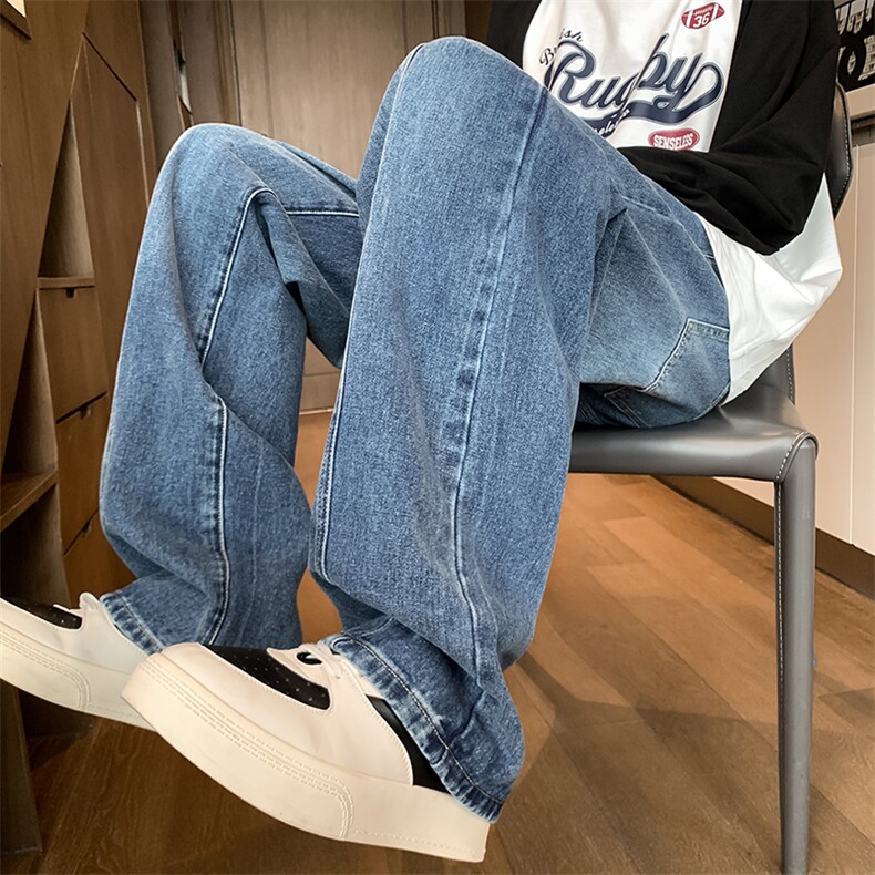 拼接牛仔裤直播品质B342-K9005-P37无差价,男装牛仔裤,电商B342