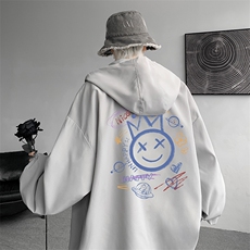 连帽夹克男大码胖子棒球服上衣外套JK65180-P45，男装夹克，电商A040