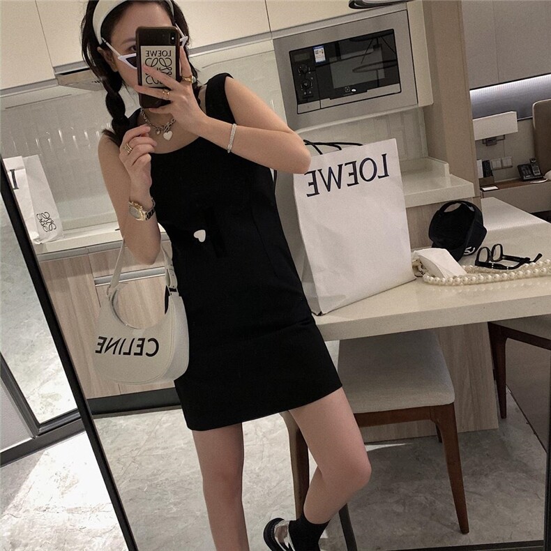 爱心背心裙，女装背心吊带，XTZ style