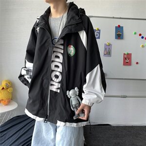 714-1-S622男港风春秋新款休闲情侣男夹克款精品1图片