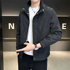 店主风2025秋季新款立领外套男装休闲夹克C317-J6615-P110，男装夹克，电商C317