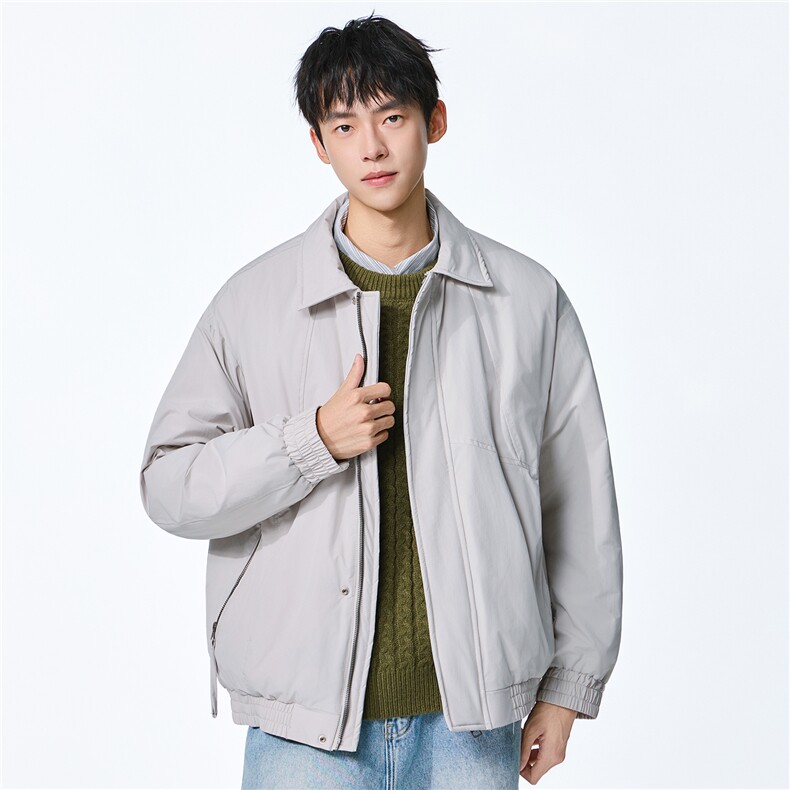 2025秋冬新款翻领工装夹克男户外登山服棉服W0118,男装夹克,电商D215