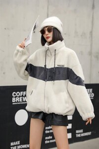 皮毛一体外套图片