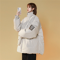 抖音品质23年直播款保暖90绒宽松情侣羽绒服女DS-A306-M0880-P235，男装羽绒服，电商A306