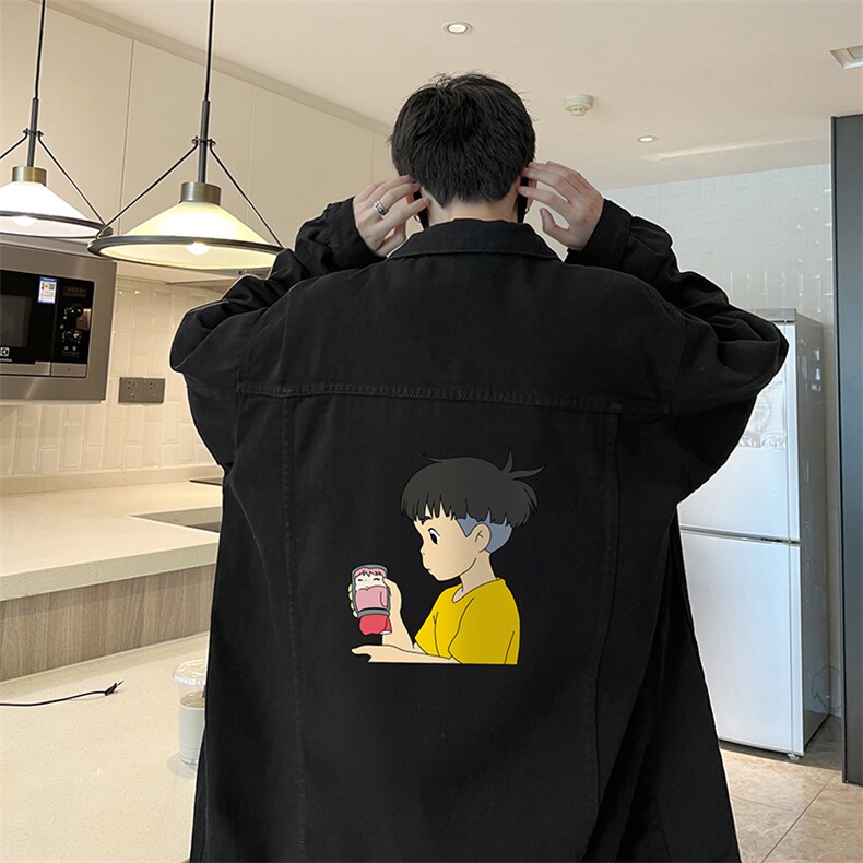 牛仔夹克男大码牛仔外套男茄克NJ77200-P60加绒款-P75,男装夹克,电商A040