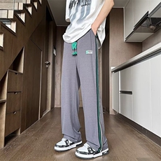 休闲裤男夏季薄款阔腿长裤宽松工装运动卫裤男生K242，男装休闲裤，星座1116A-1（原606A）