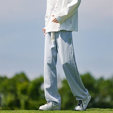 男士工装裤薄款直筒宽松运动休闲长裤阔腿伞兵冲锋裤NZ1099，男装工装外套，星座516A