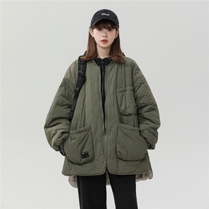 中性风白墙葫芦燕尾服设计加绒双侧开叉棉衣男MY770104P135控168图片