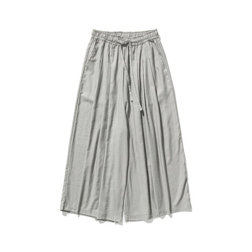 日系大码风棉麻亚麻直筒阔腿裙裤中性情侣汉服休闲 K145/P75图片