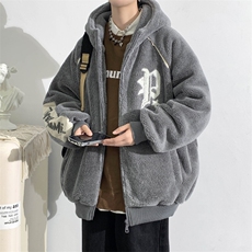 2023冬上新加绒加厚保暖棉衣羊羔绒连帽外套男女987-P110控价158，男装棉衣，电商A441-1