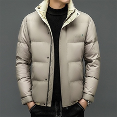 2022男短款中青年白鸭绒时尚加厚保暖休闲羽绒服外套XY8222-P255，男装羽绒服，星座1105-3