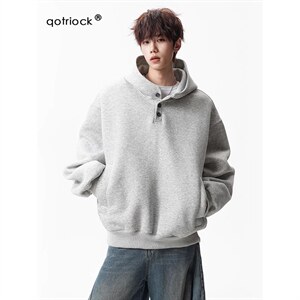 美式重磅连帽卫衣男女潮牌高街设计感春秋运动百搭情侣外套，女装短外套，星座715-4