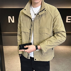 店主风2025年秋季新款潮牌外套立领帅气男夹克JK9211-P93，男装夹克，电商D240-242