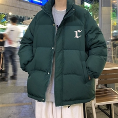 特批港风夜景时尚字母印花翻领棉衣A247-MY6370特批80控138，男装棉衣，电商A247